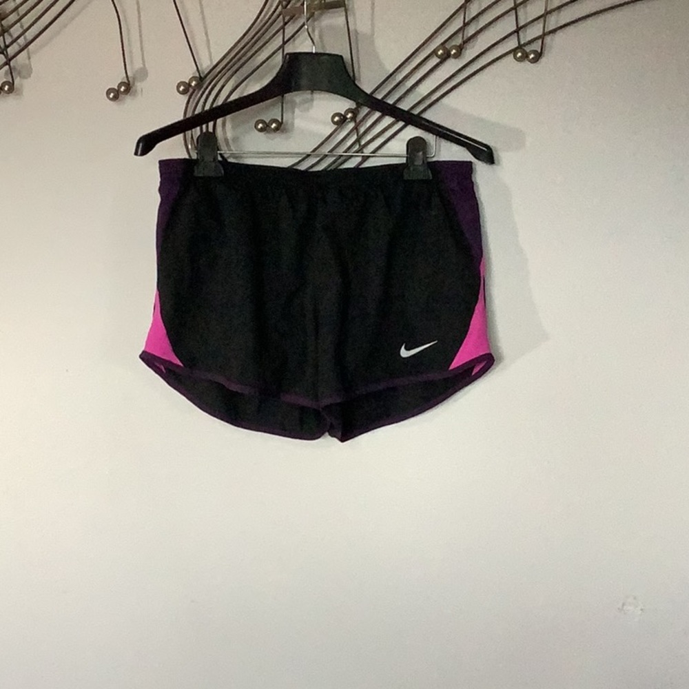 Black, Pink, and Purple Nike Athletic Shorts, Size XL